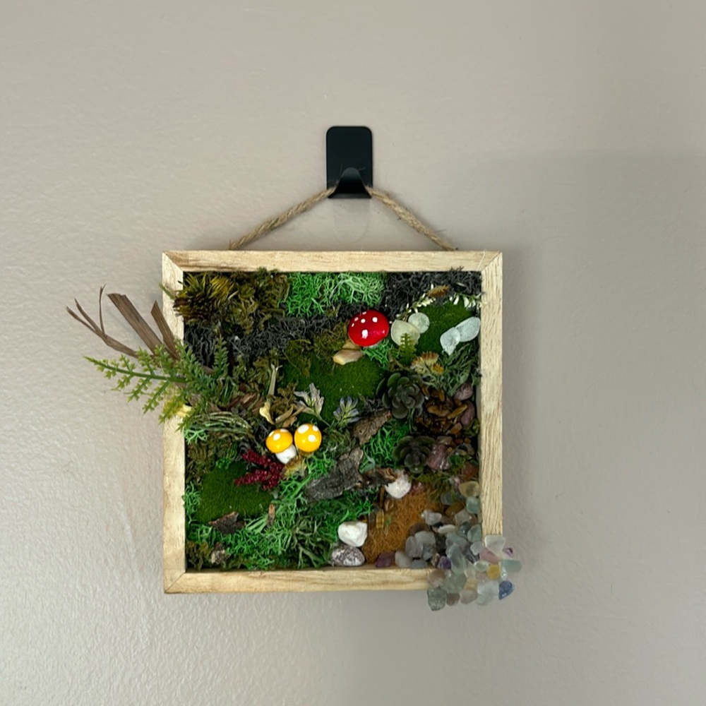 Original, handmade nature, moss art 💚